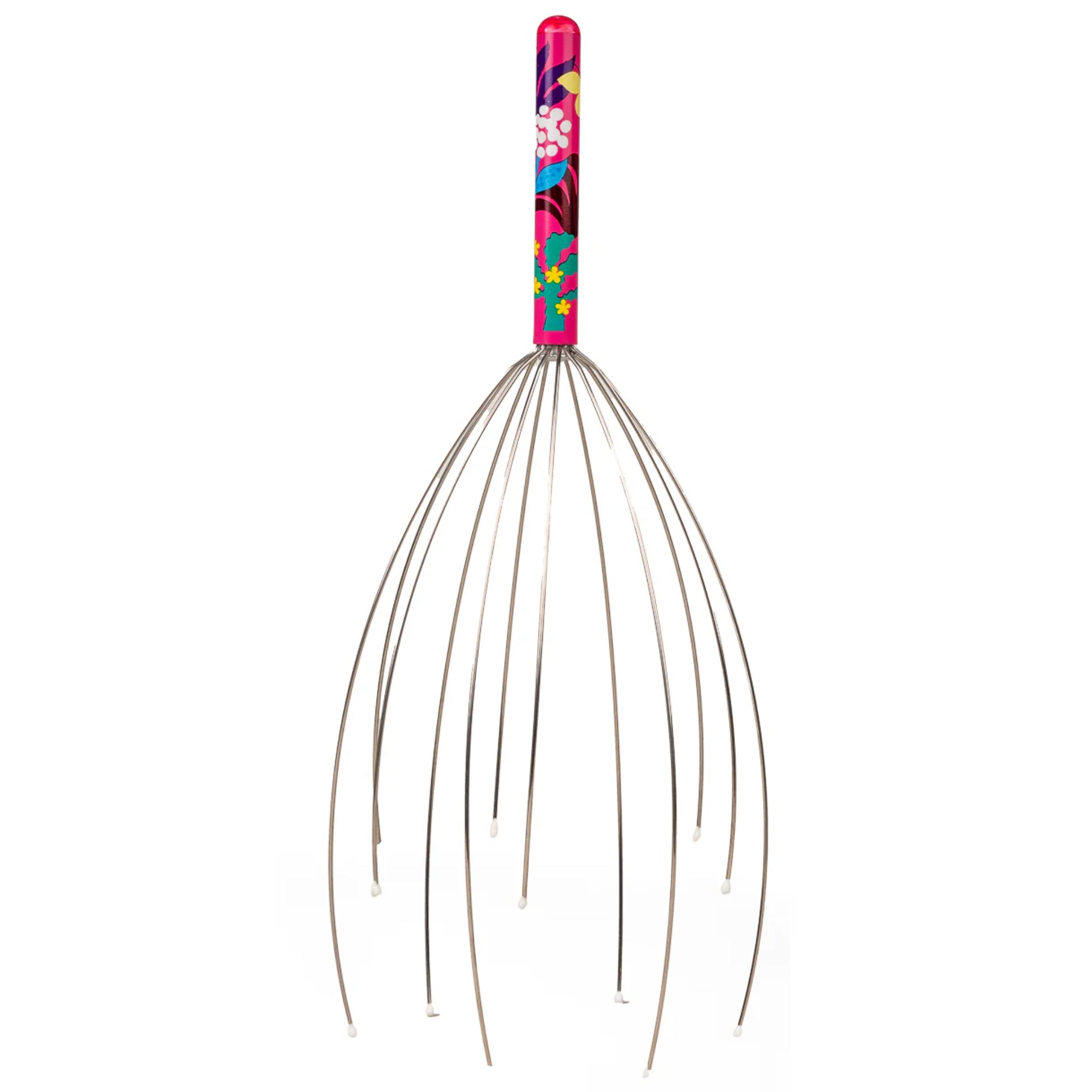 Kikkerland Nature Head Massager – Assorted Colors - Each Sold Separetely