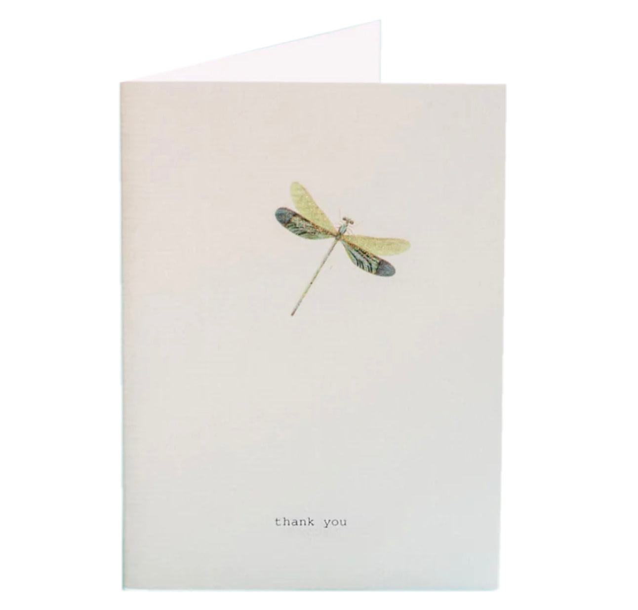 Thank You Dragonfly Greeting Card – 3.5" x 5"