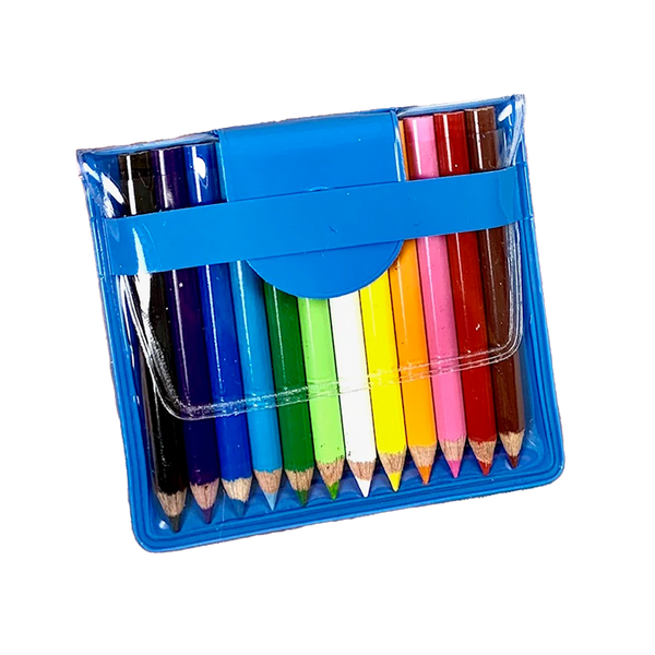 Mini Colored Pencils In A Pouch – Set of 12