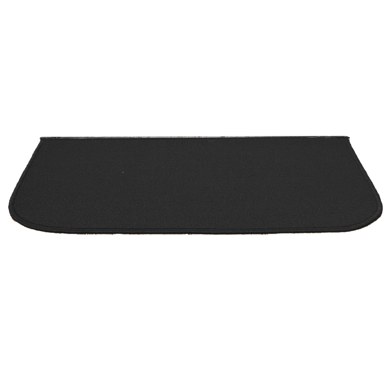 Ritz Solid Stain Resistant Accent Rug – Black – 18" x 30"