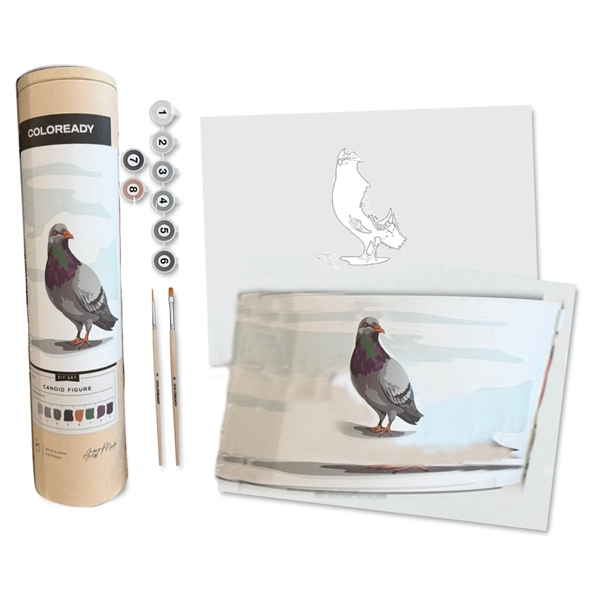 Coloready Paint by Number Kit - New York Pideon