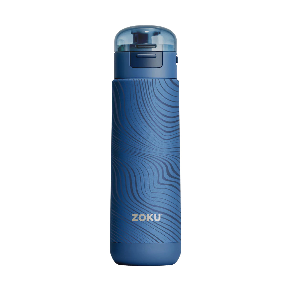Zoku Flip-Top Vacuum Sealed Stainless Steel Sports Bottle - 18oz – Blue Wave