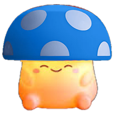 Mushi Ambient Mushroom Light – Blue