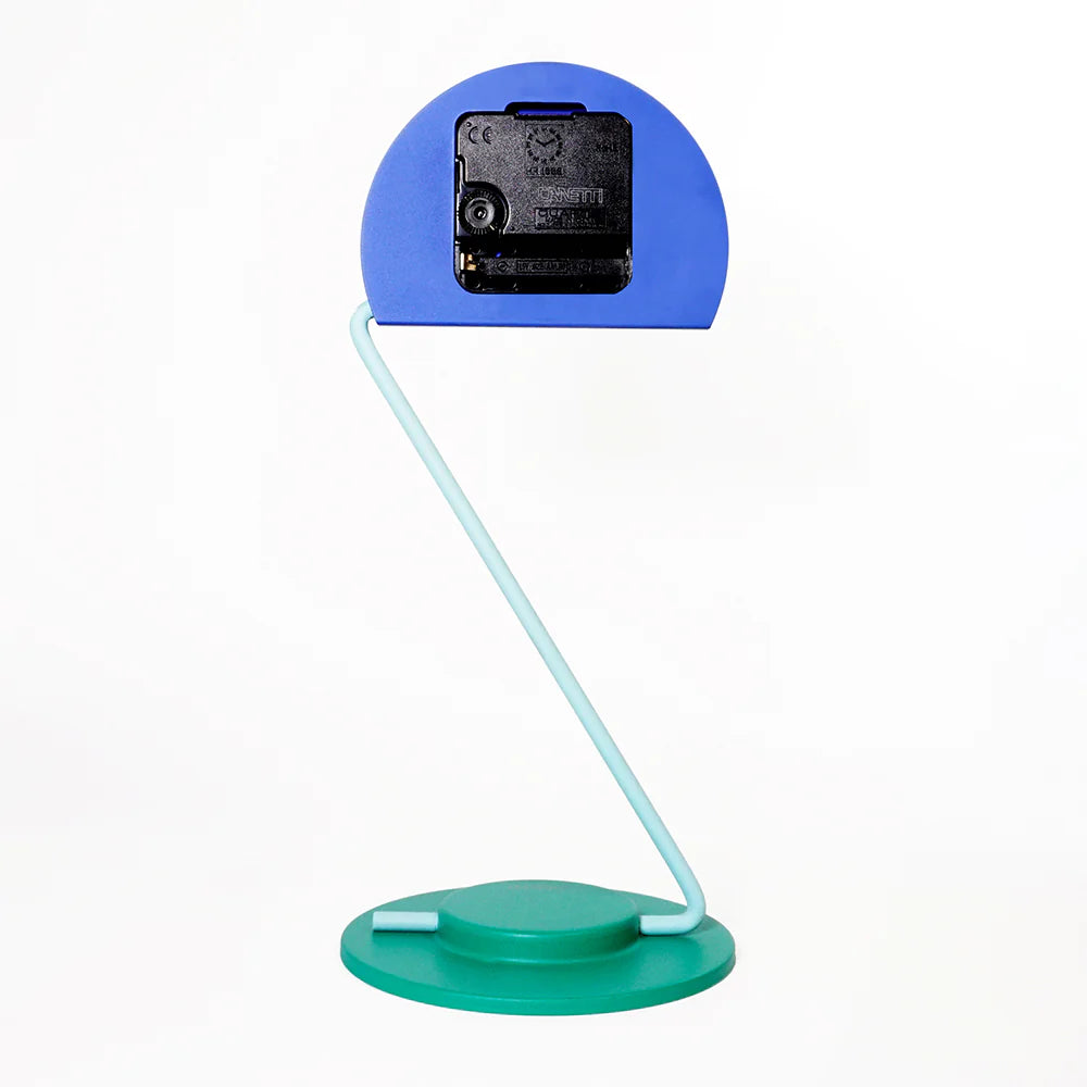 Canetti Peacock Desk Clock – Blue – S. Feldman Housewares Canetti Peacock Desk Clock – Blue – S. Feldman Housewares