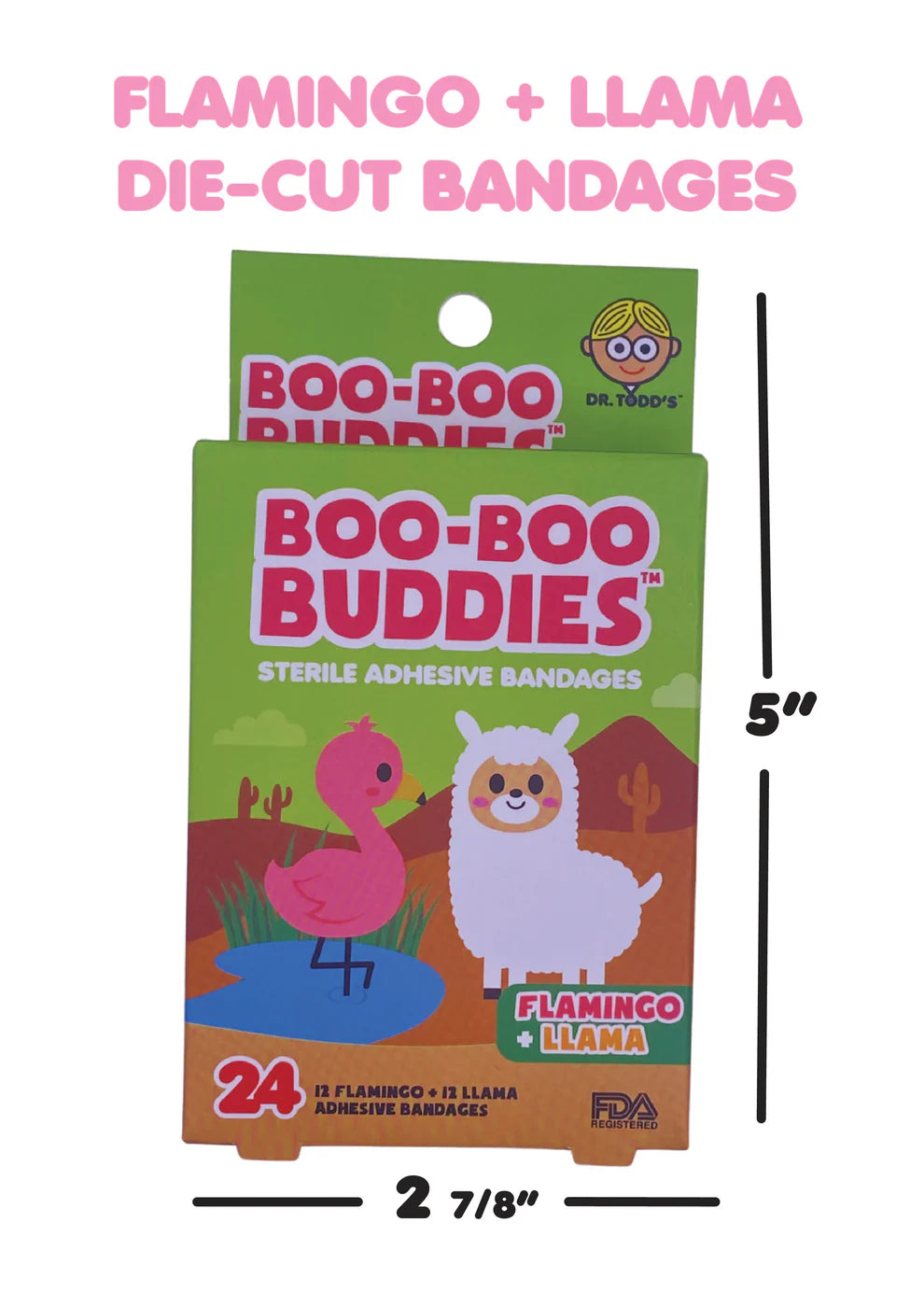 Boo-Boo Flamingo and Llama Bandages