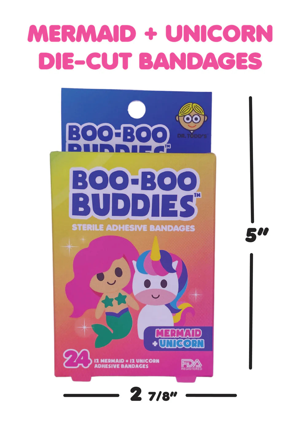 Boo-Boo Mermaid and Unicorn Bandages