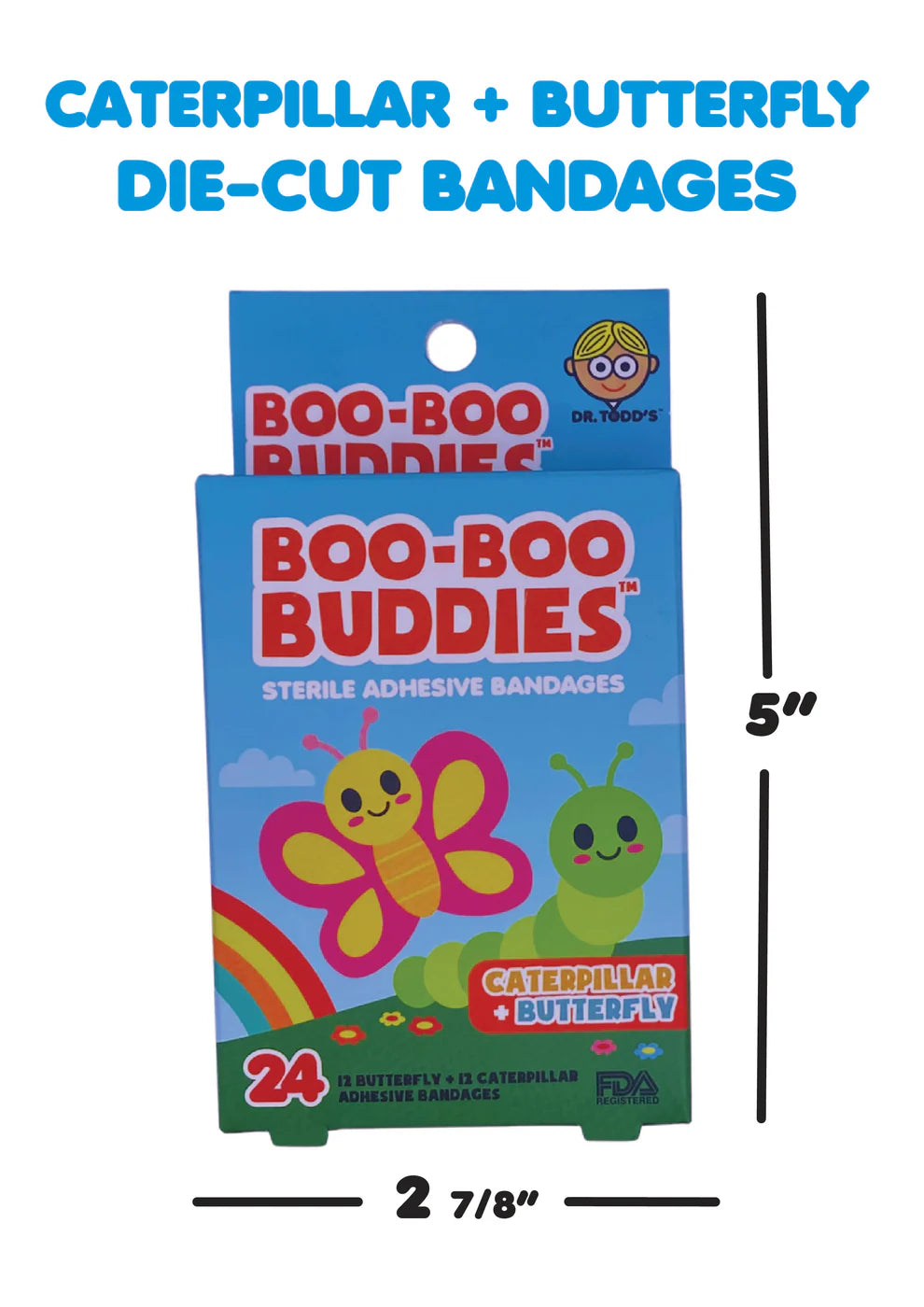 Boo-Boo Caterpillar and Butterfly Bandages