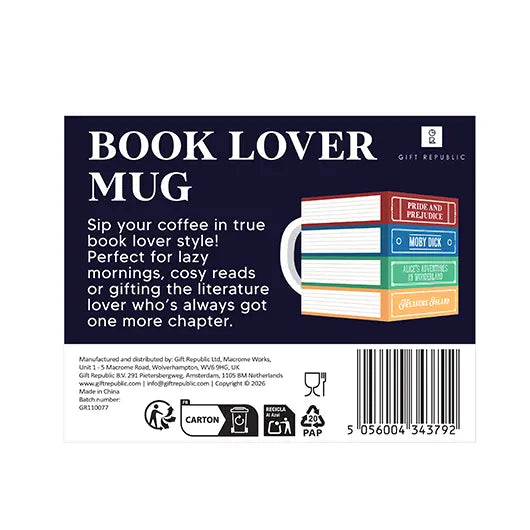 Book Lover Mug – 12 oz.