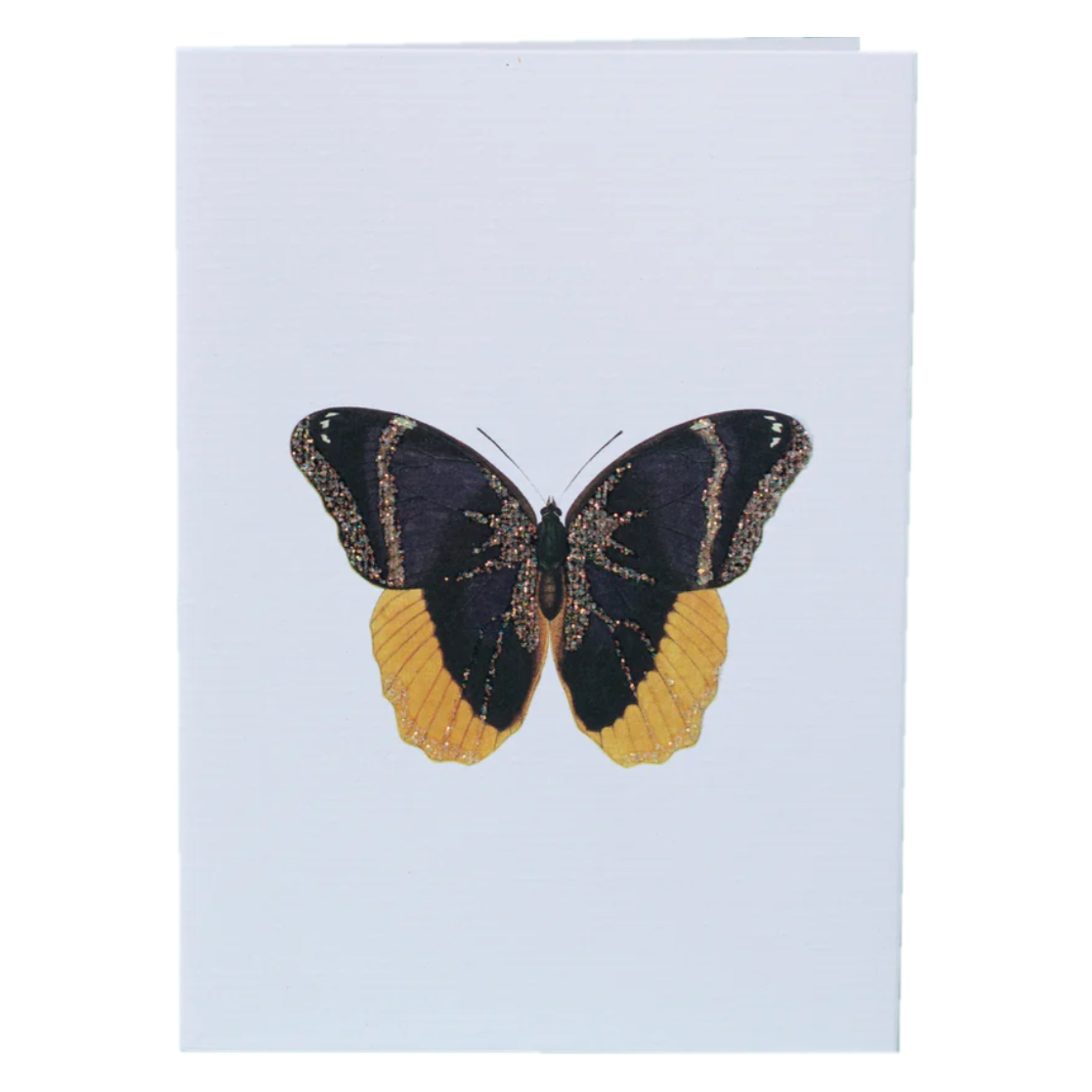 Butterfly Glitter Greeting Card – 3.5" x 5"