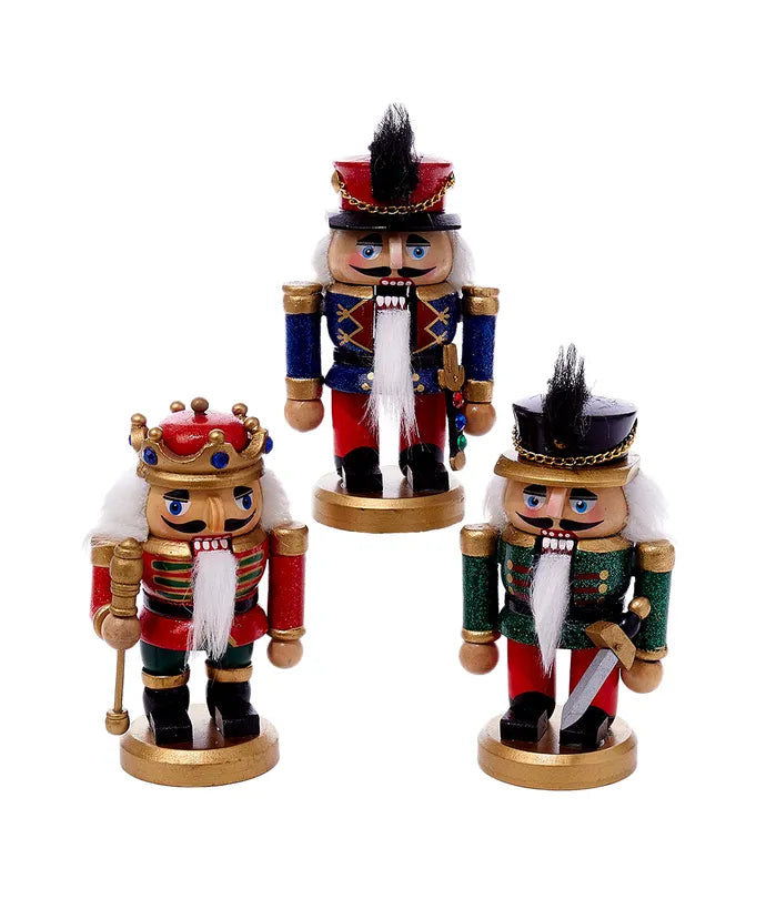 Miniature King and Soldier 5 " Nutcrackers – Assorted – SOLD INDIVIDUALLY