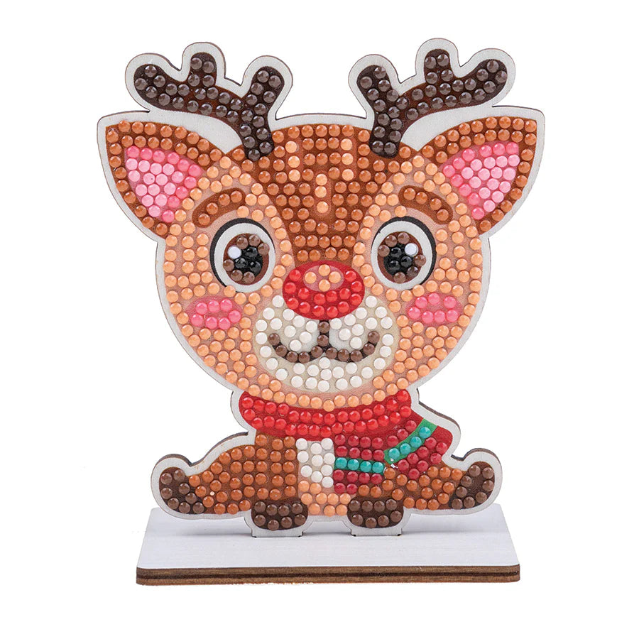 Chrystal Art Craft Kit – Festive Buddies – Reindeer