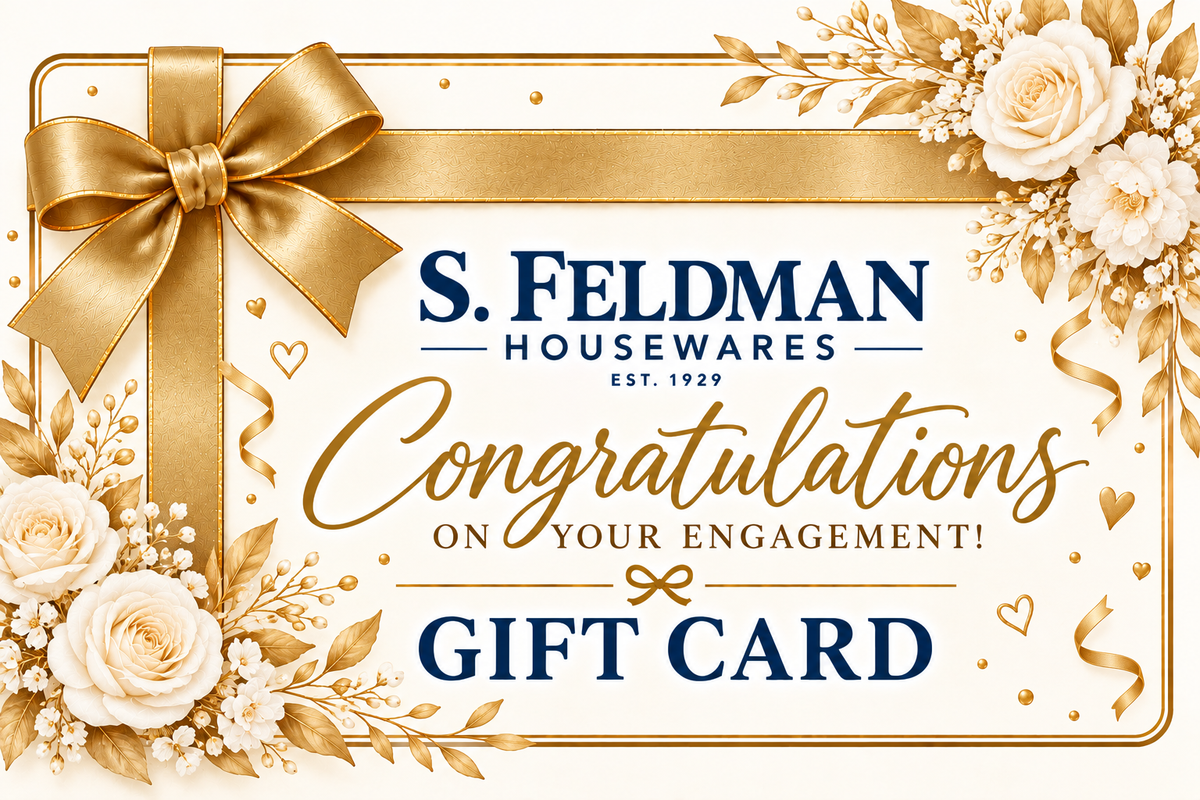 S. Feldman Housewares Digital Engagement Gift Card - The Perfect Gift to Celebrate Their Love