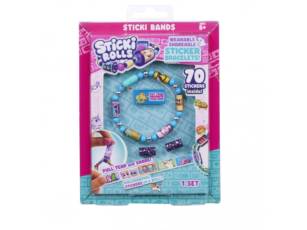 Sticki Bands Wearable Shareable Sticker Bracelets!