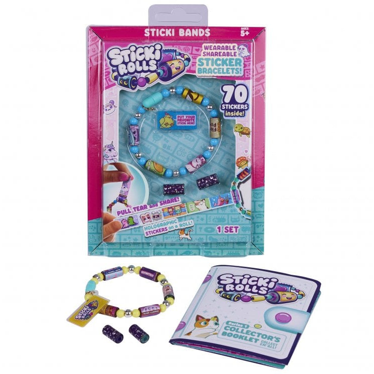 Sticki Bands Wearable Shareable Sticker Bracelets!