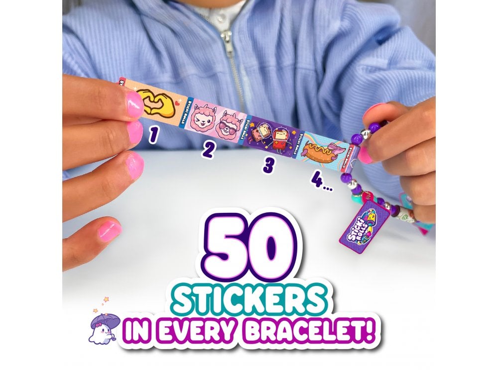 Sticki Bands Wearable Shareable Sticker Bracelets!