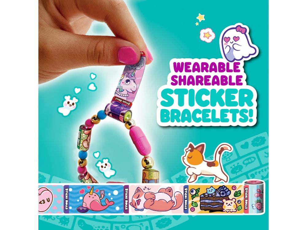 Sticki Bands Wearable Shareable Sticker Bracelets!