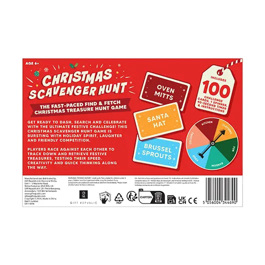 Christmas Scavenger Hunt Game