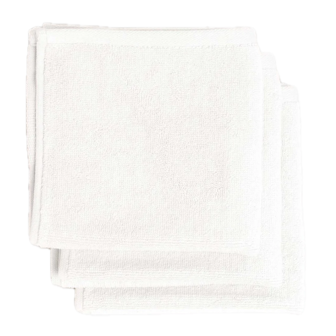 Typical Goods Stretch Face Towel – Workshop White – 14"– 3pk