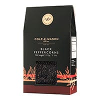 Cole & Mason Gourmet Black Peppercorns Pepper Blend Box – 5.3oz