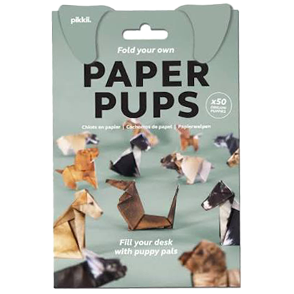 Pikkii Origami Craft Kit – Paper Dogs – Set of 50