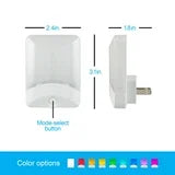 GE Color-Changing Light Sensing LED Night Light