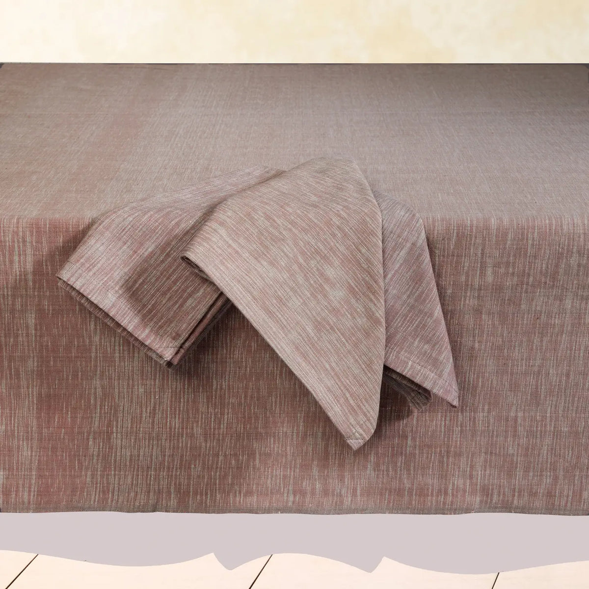 Sustainable Threads Organic Cotton Ikat Handwoven Tablecloth – 90" x 60" – Darjeeling