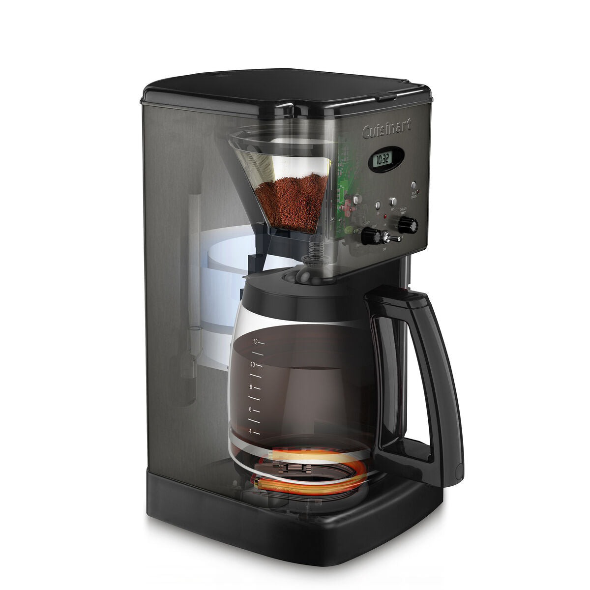 Cuisinart 12 Cup Programmable Coffeemaker – Special Edition Black Stainless