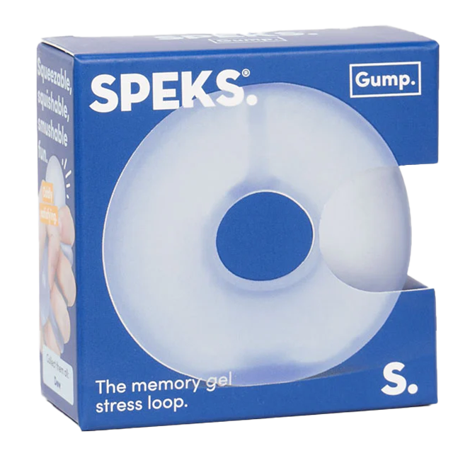 Speks Gump Loop Memory Gel Stress Ball – Dew