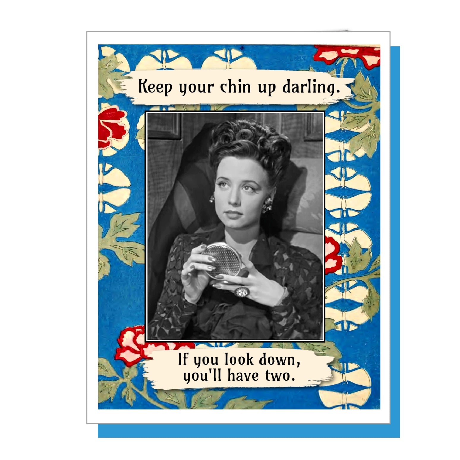 Umlaut Brooklyn Hard Times Card – Keep Your Chin Up