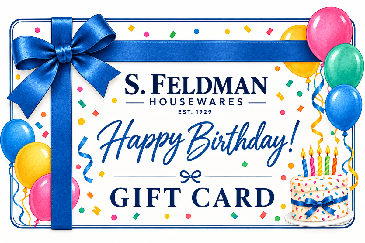 S. Feldman Housewares Digital Birthday Gift Card - The Perfect Gift for Their Special Day