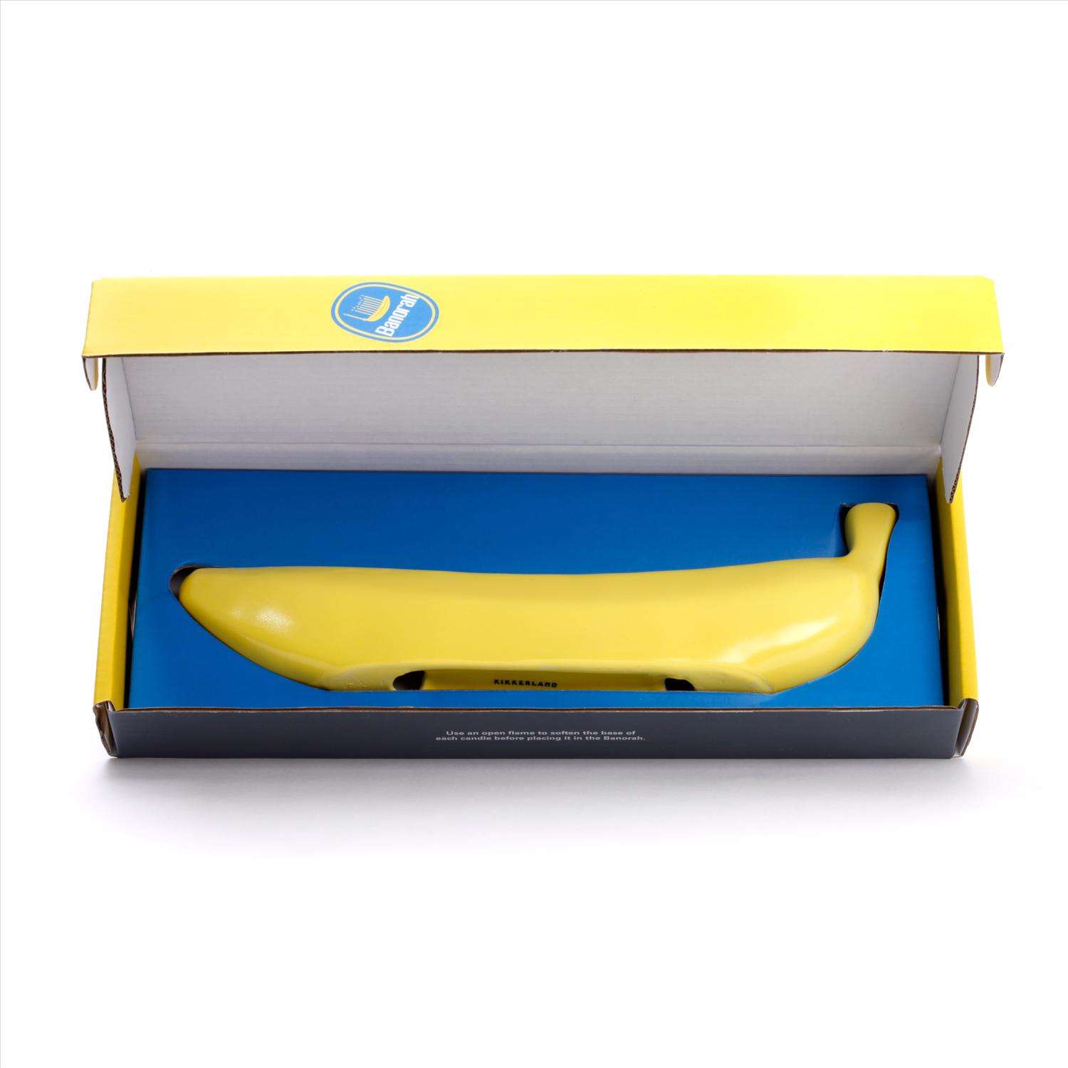 Kikkerland Ceramic Banana Banorah Menorah