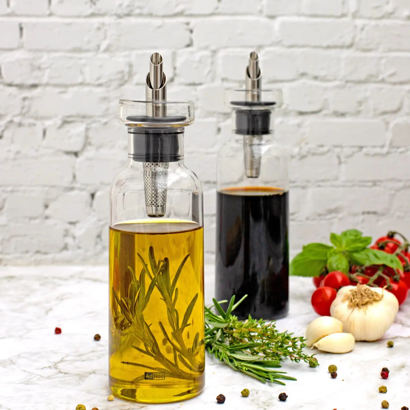 Ad Hoc Aromapour No Drip Oil & Vinegar Dispenser – 10oz