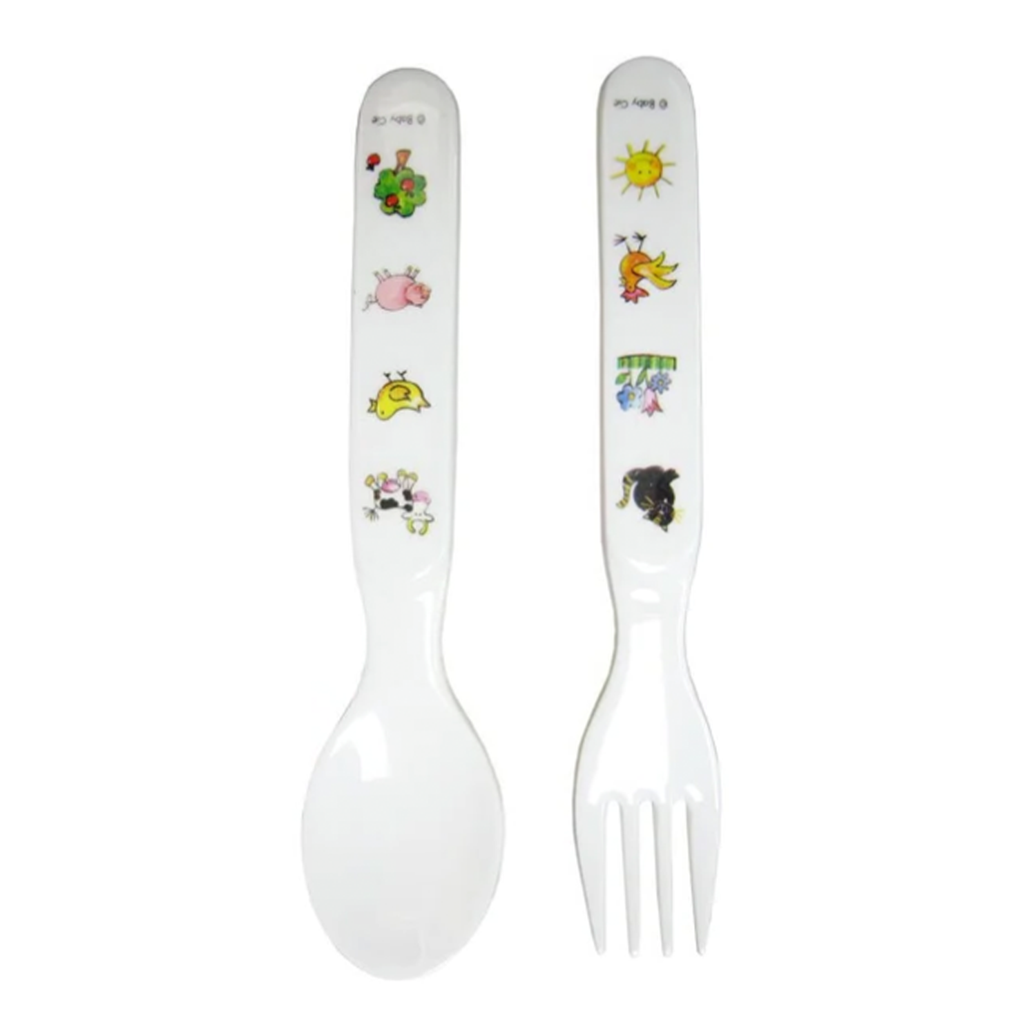 Baby Cie Farm Baby Fork & Spoon Set