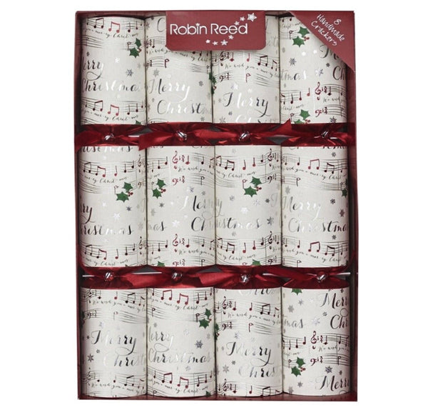 Robin Reed Chime Bars Christmas Party Crackers – 8 Pack