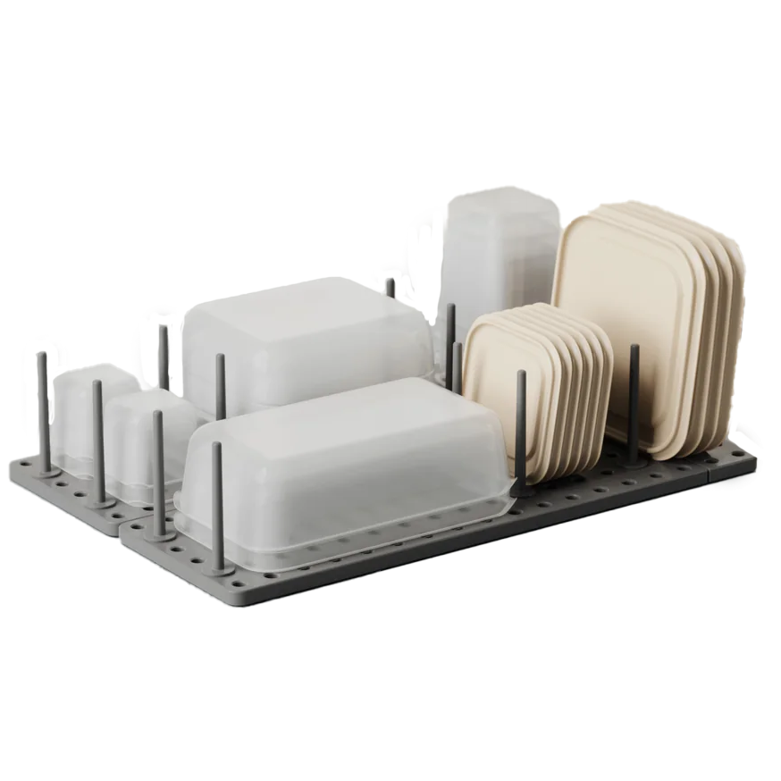 Umbra Peggy Drawer Organizers – Charcoal – Set of 2