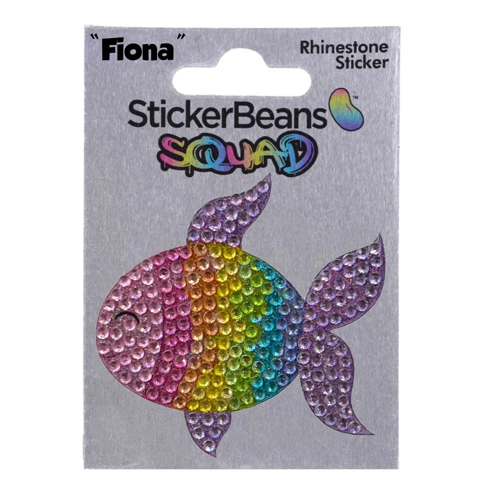 StickerBeans "Squad" Fiona Limited Edition Sparkle Sticker – 2"