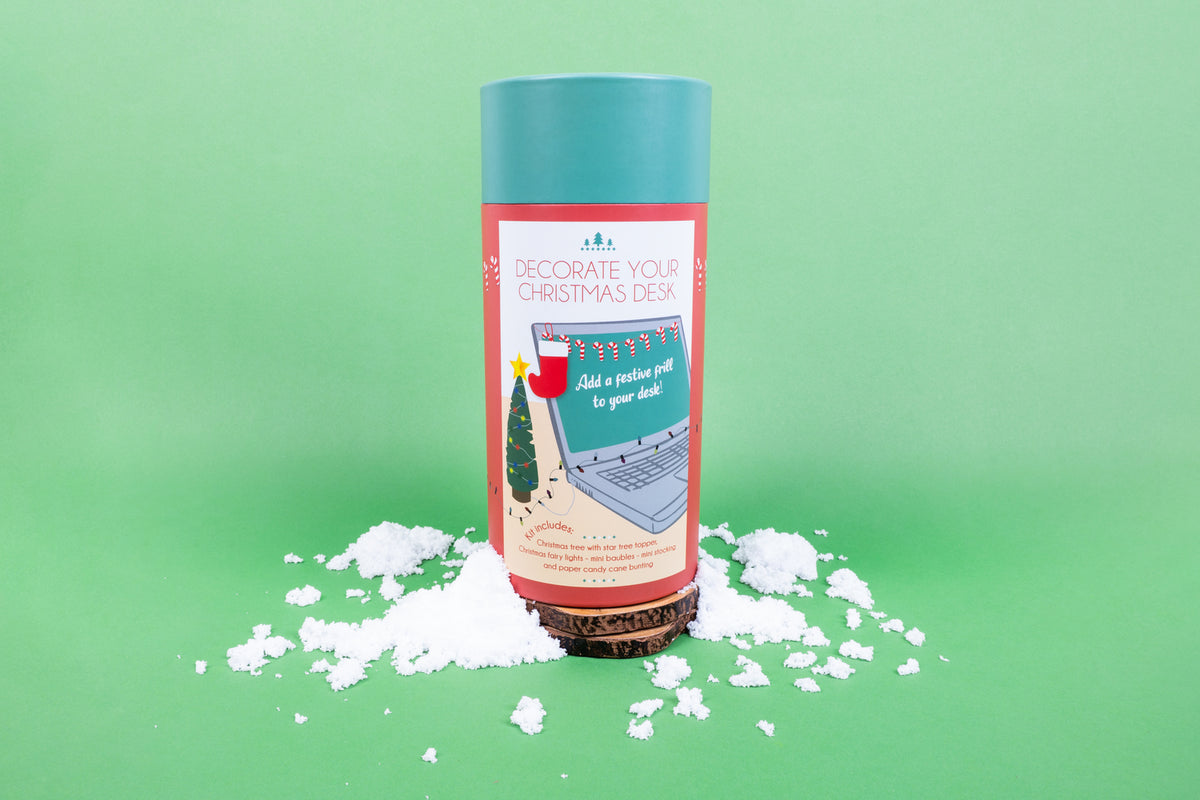 Fizz Emergency Christmas Desk Décor – Festive Holiday Accent