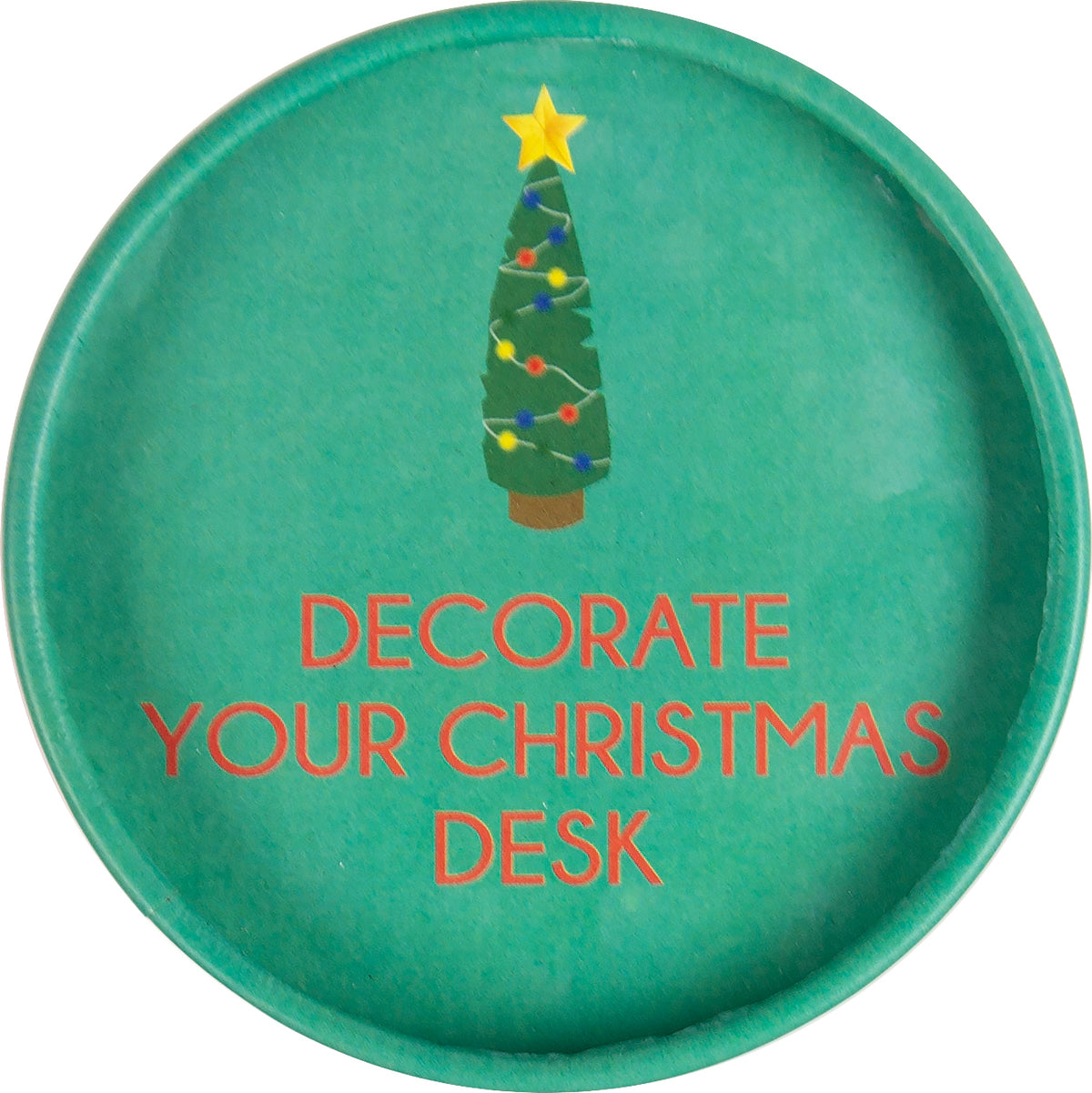Fizz Emergency Christmas Desk Décor – Festive Holiday Accent