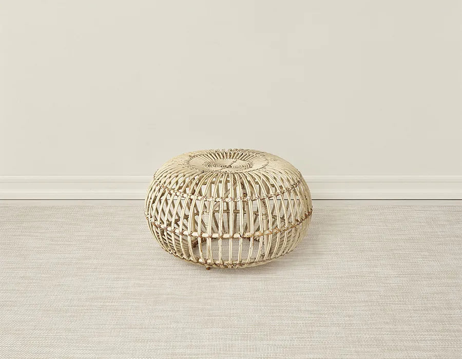 Chilewich Woven Mini Basketweave Floor Mat – Khaki – 35" x 48"