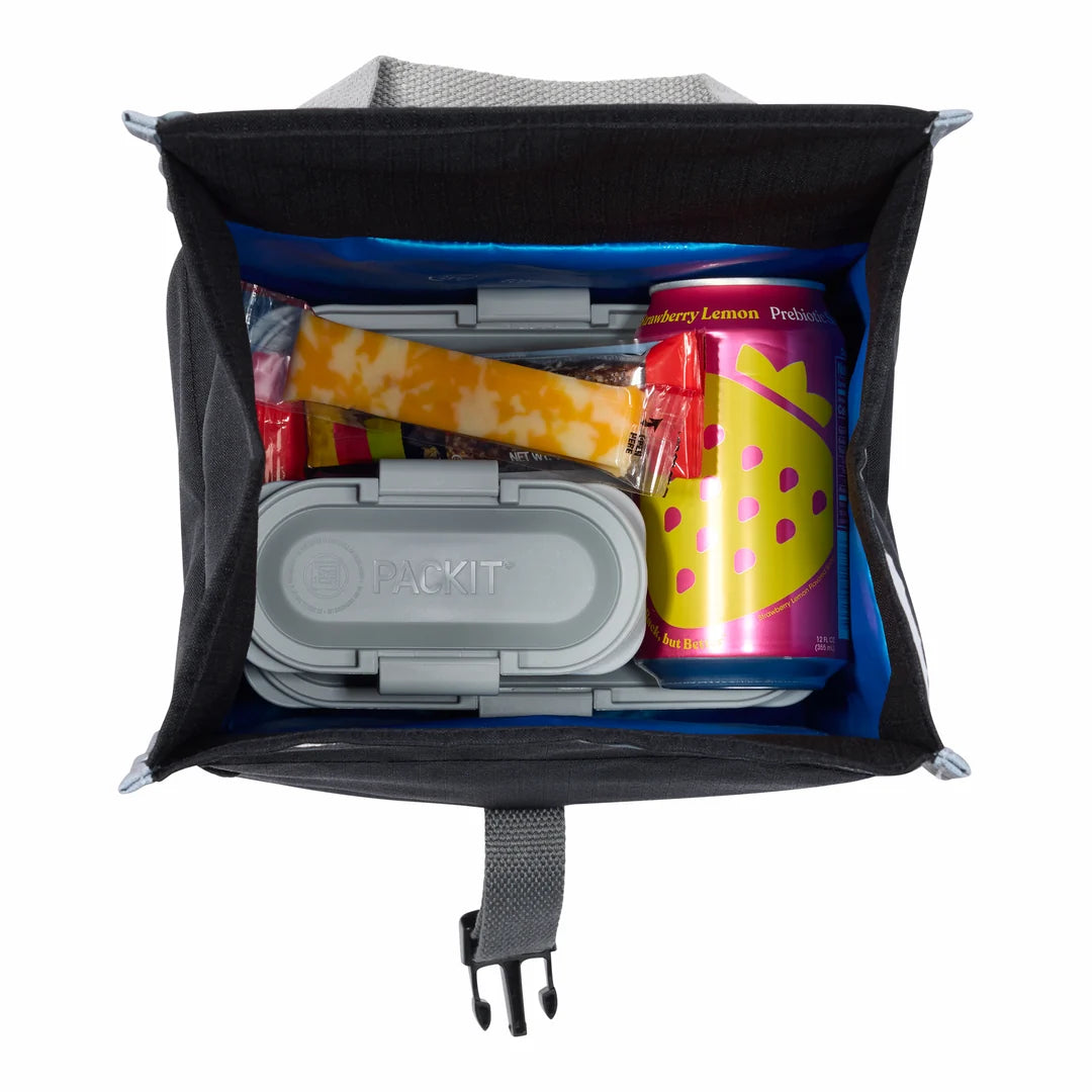 Packit Freezable Houston Lunch Bag – 9" x 6" – Black