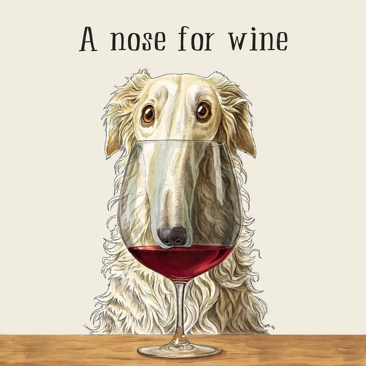 Hester & Cook Beverage Napkin – A Nose For Wine – 20pk