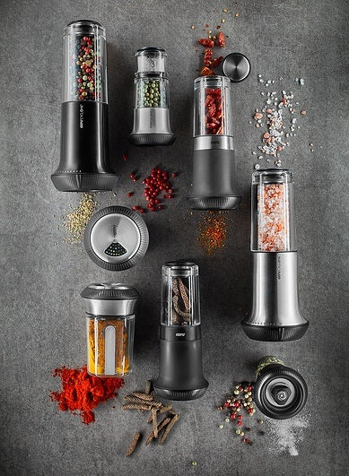 Gefu X-plosion Small Stainless Steel Salt or Pepper Mill – Stainless