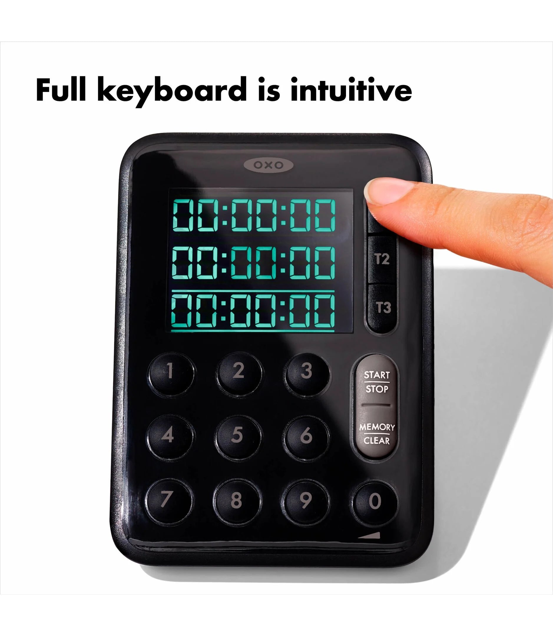 OXO Digital Triple Kitchen Timer – Black