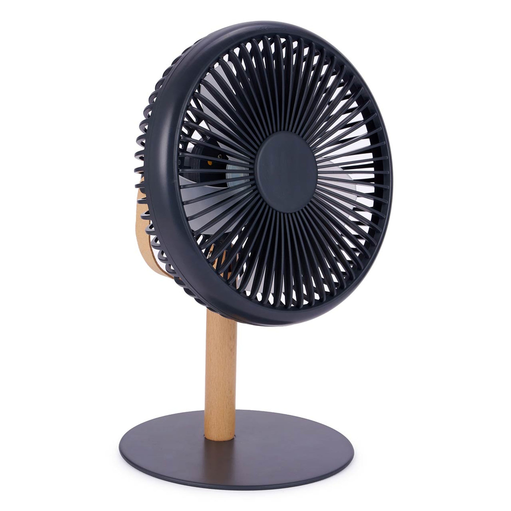 Gingko Design Beyond Portable & Detachable Desk Fan/ Light – Grey – 10"