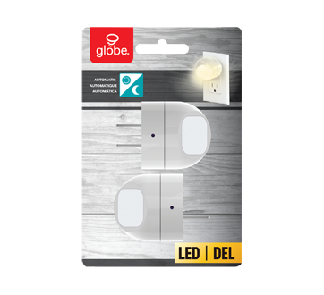 LED Swivel Dusk To Dawn Automatic Night Light – 2 Pack