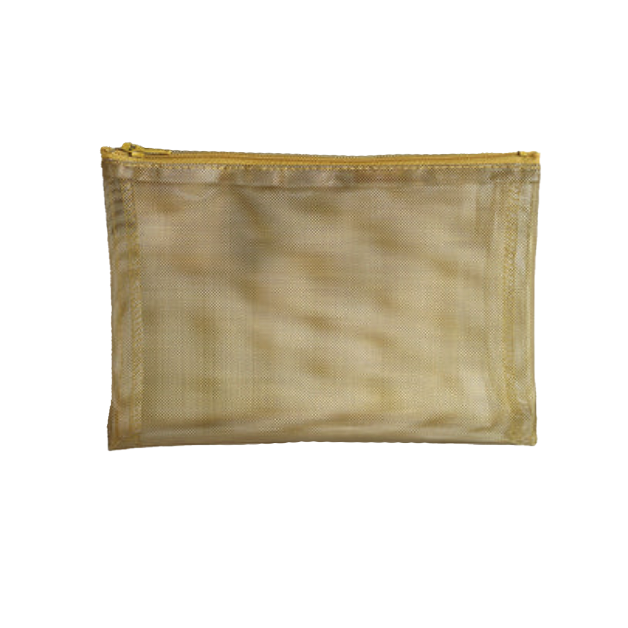 Walker Bags Color Mesh Zip Case  – Gold – 3x4in