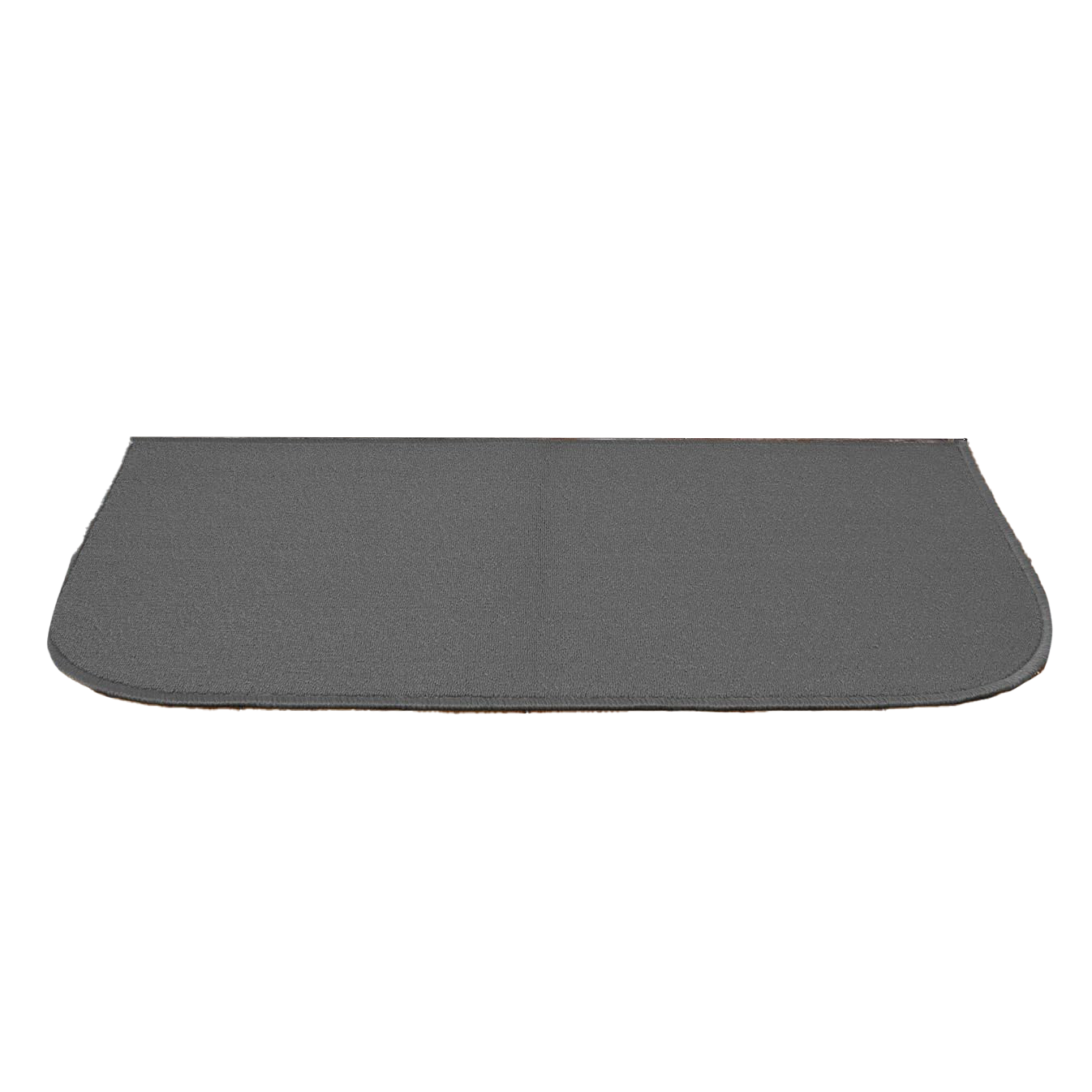 Ritz Solid Stain Resistant Accent Rug – Gray – 18" x 30"