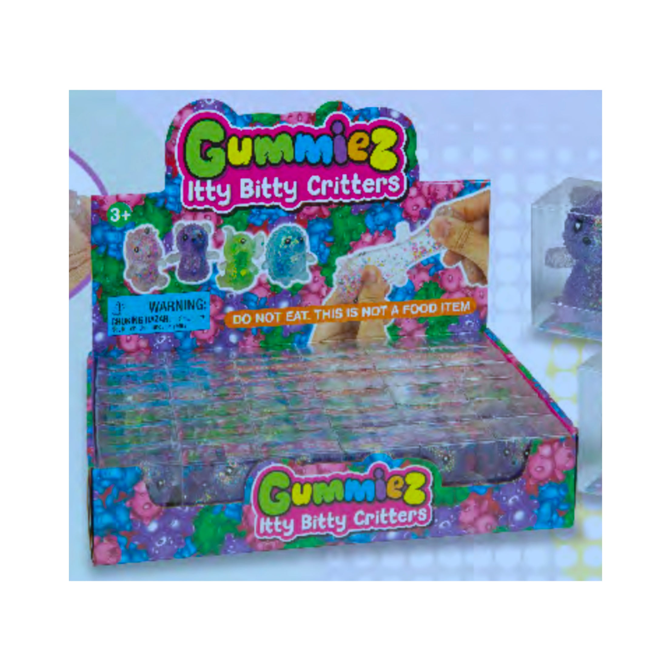 Gummiez Itty Bitty Critters Super Fun Squish Toy – Assorted Colors - Sold Individually