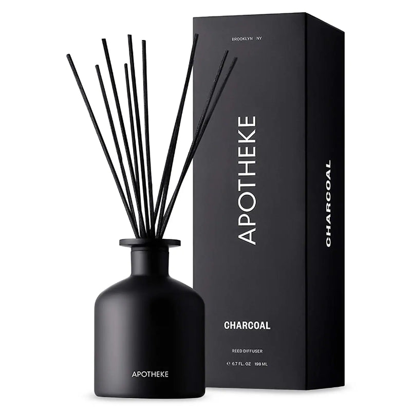 Apotheke Scented Reed Diffuser – Charcoal – 6.7oz