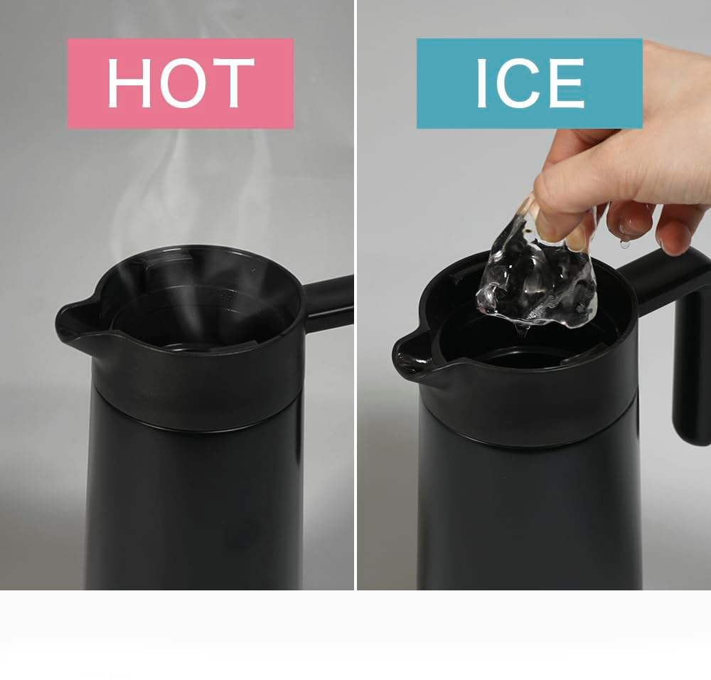 Hario Thermal Server with Ceramic Coating – 27oz. – Black